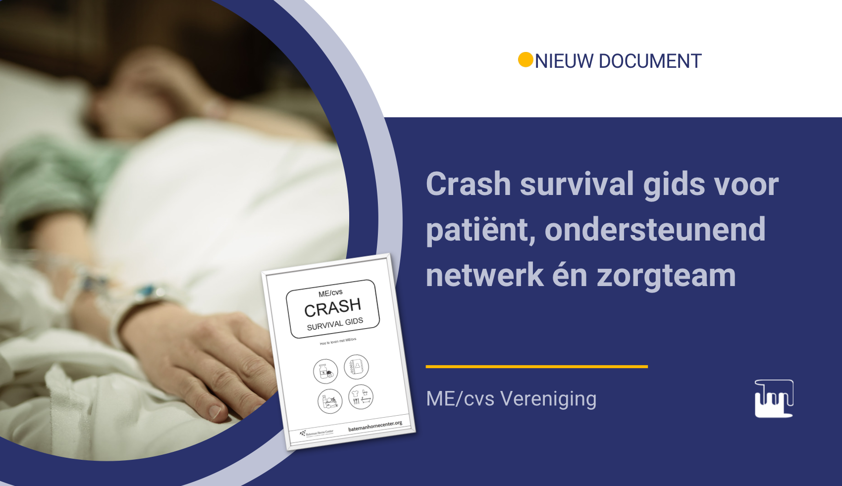 Crash survival gids voor patiënt, ondersteunend netwerk én zorgteam