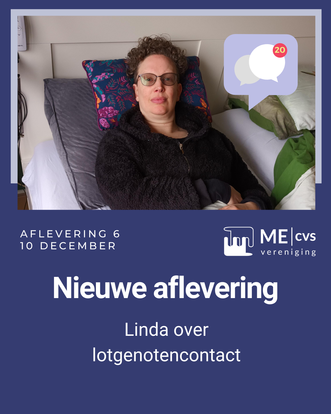 Website podcast aflevering 6 Linda Chronisch Onbegrepen - de Podcast : Linda over lotgenotencontact